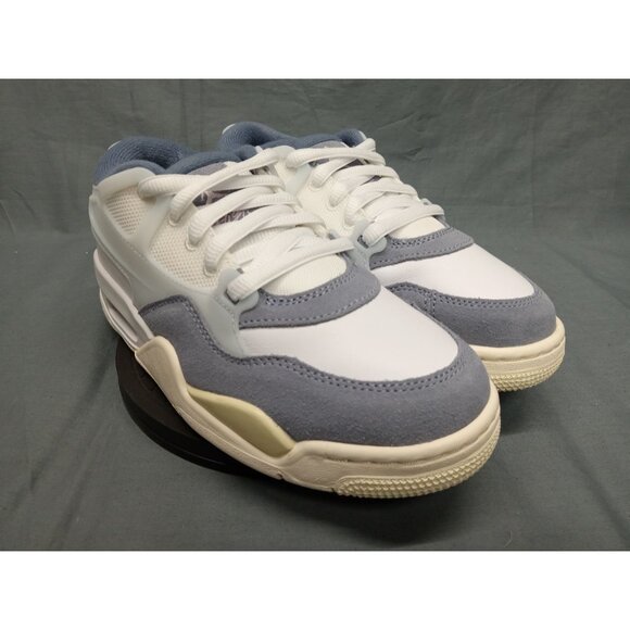 Nike Boys Air Jordan 4 RM (GS) Sneakers Suede White Blue Size 4.5 NEW IN BOX! - Picture 4 of 12